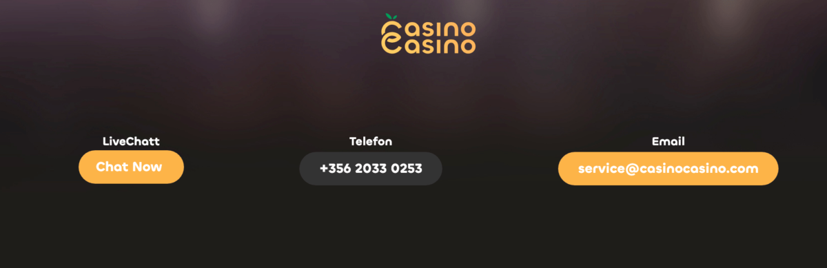 casinocasino support