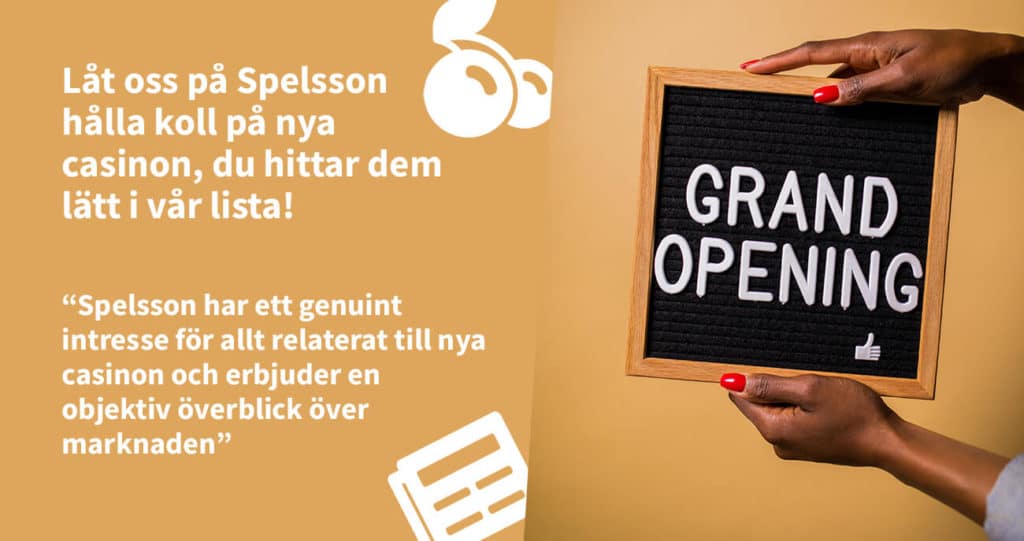 hitta ditt nya casino med hjälp av Spelsson