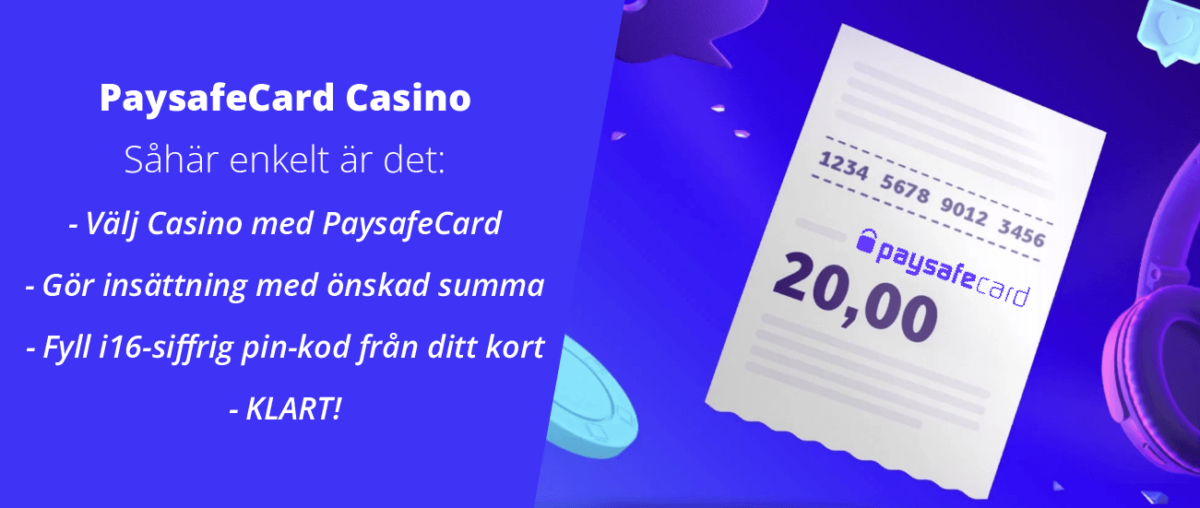 såhär fungerar paysafecard hos casinon