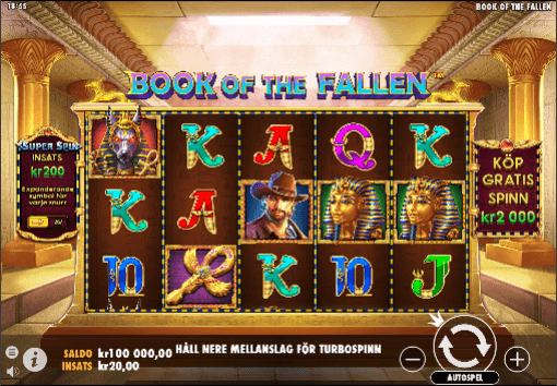 book of the fallen yoyo casino
