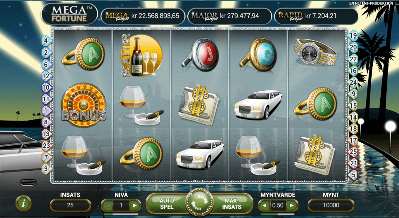 i spelet mega fortune