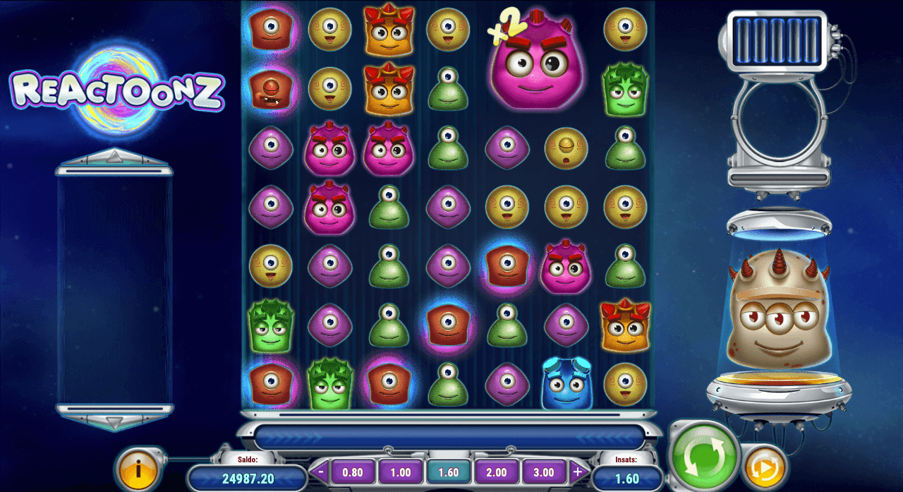 i casinospelet reactoonz
