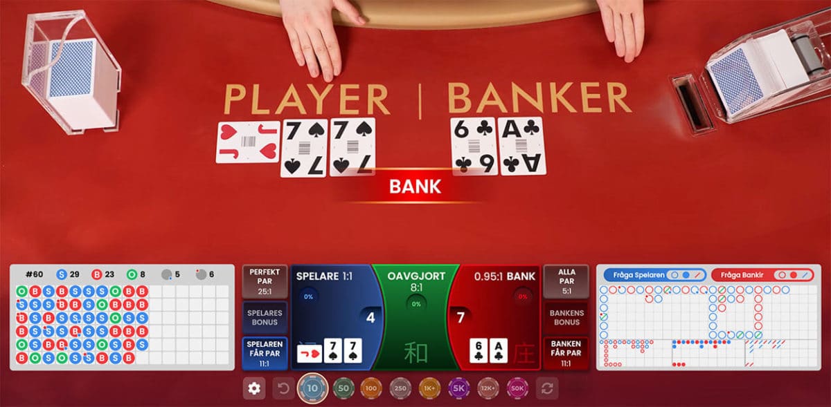 live baccarat bord online