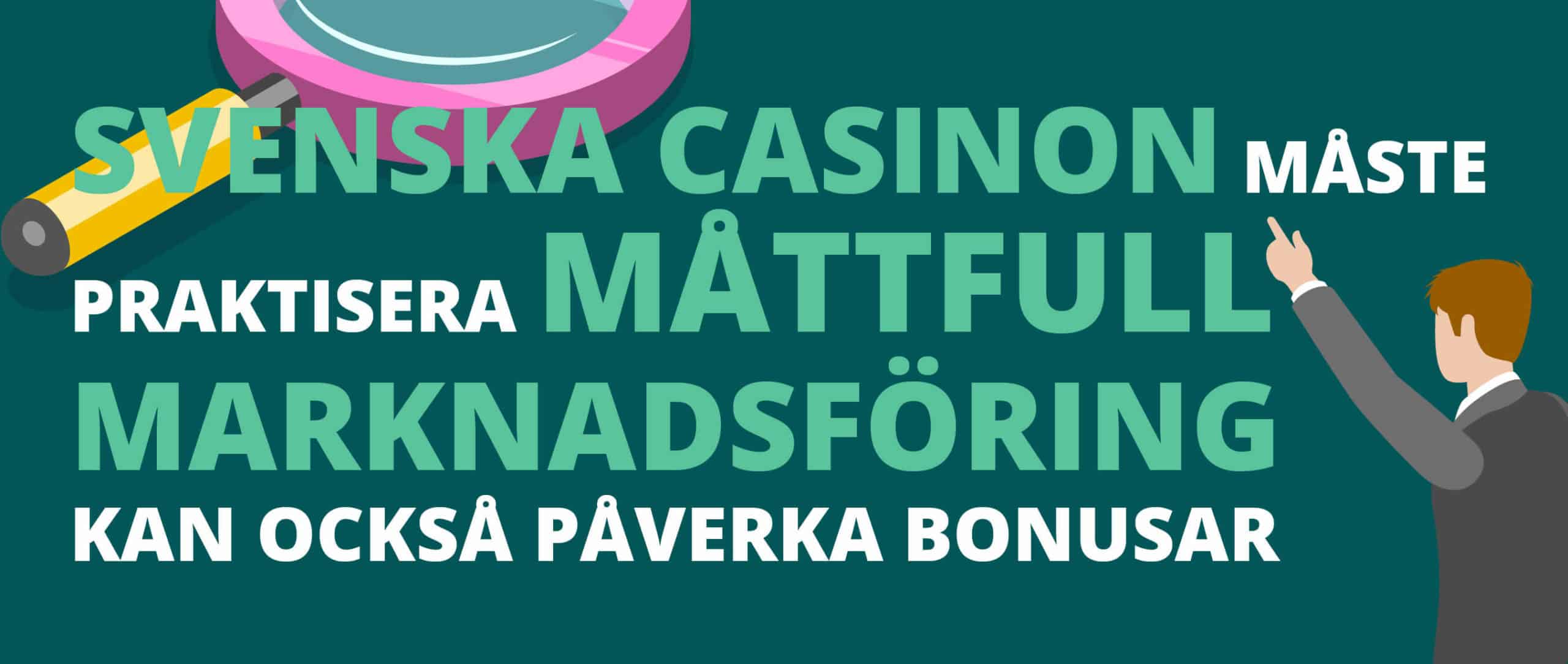 måttfullhet hos svenskt casino, även bonus