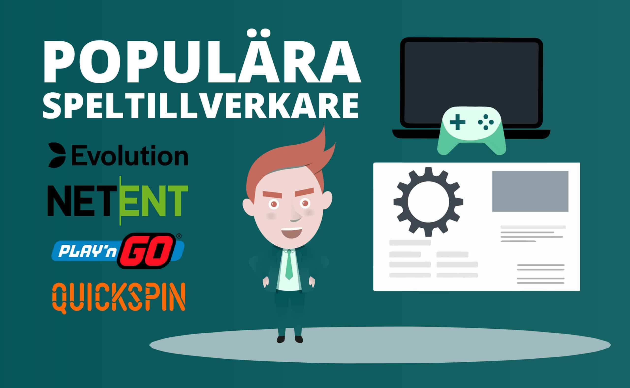 populära casino speltillverkare