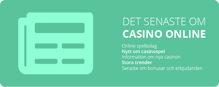 senaste nyheterna om casino online varlden