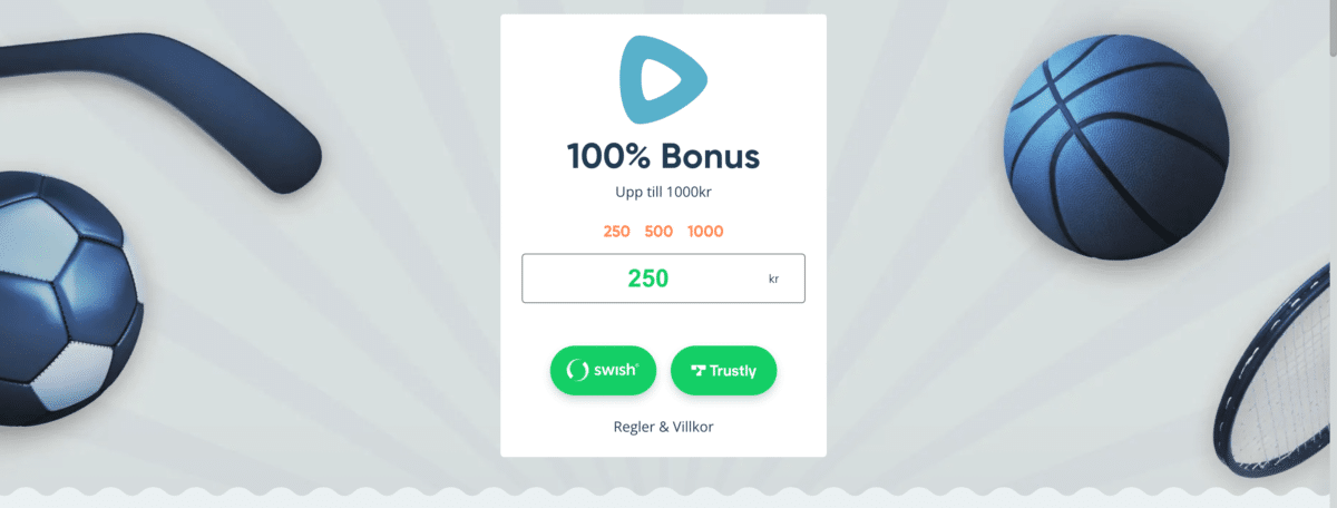 100% Bonus speedybet