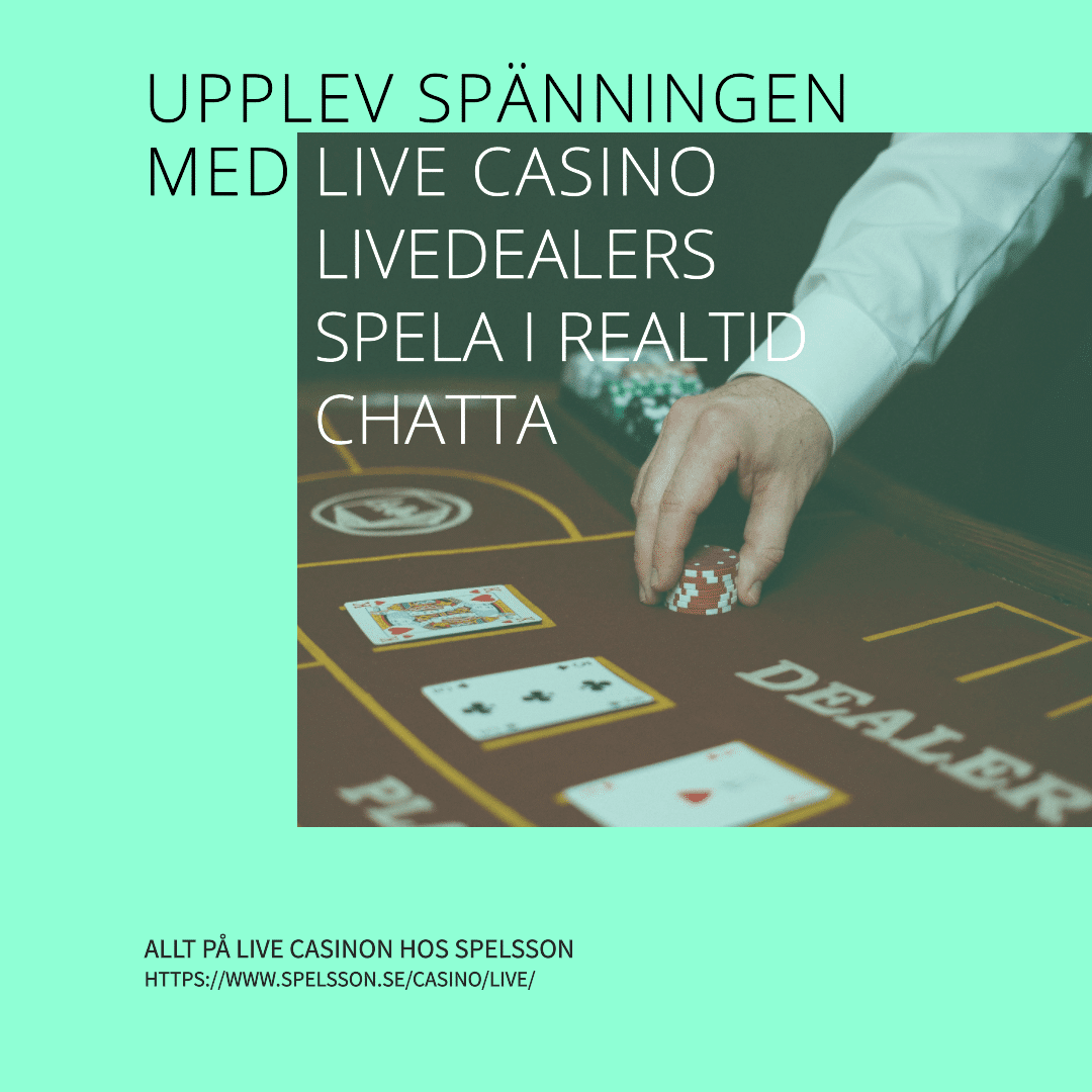 spela online casino live med live dealers