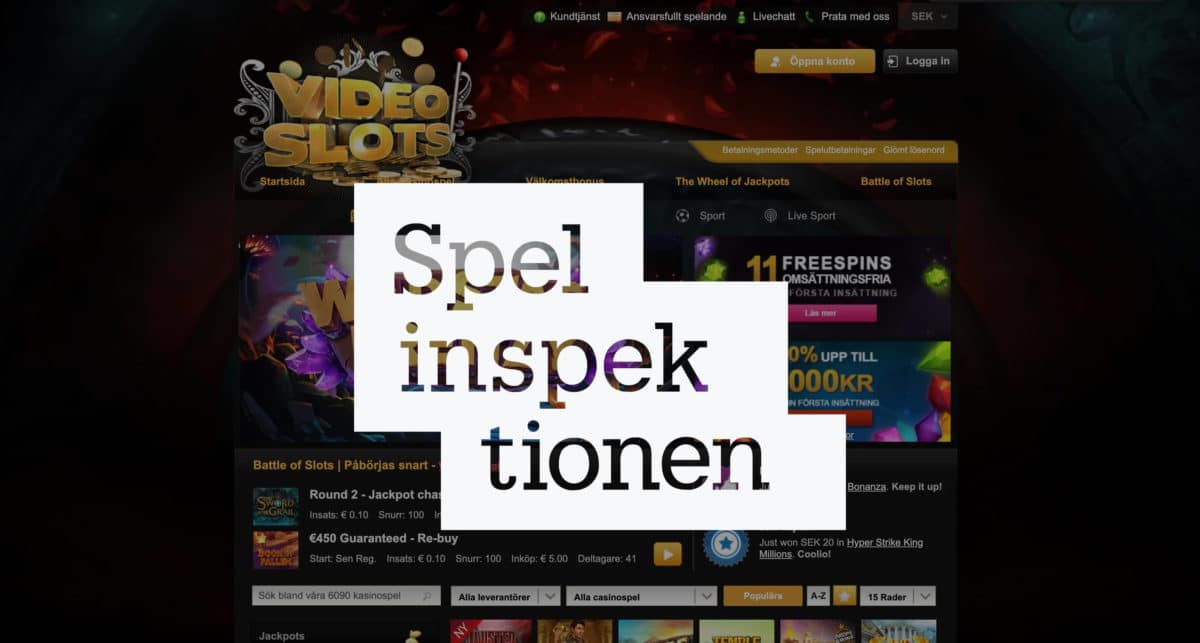 spelinspektionen varning videoslots