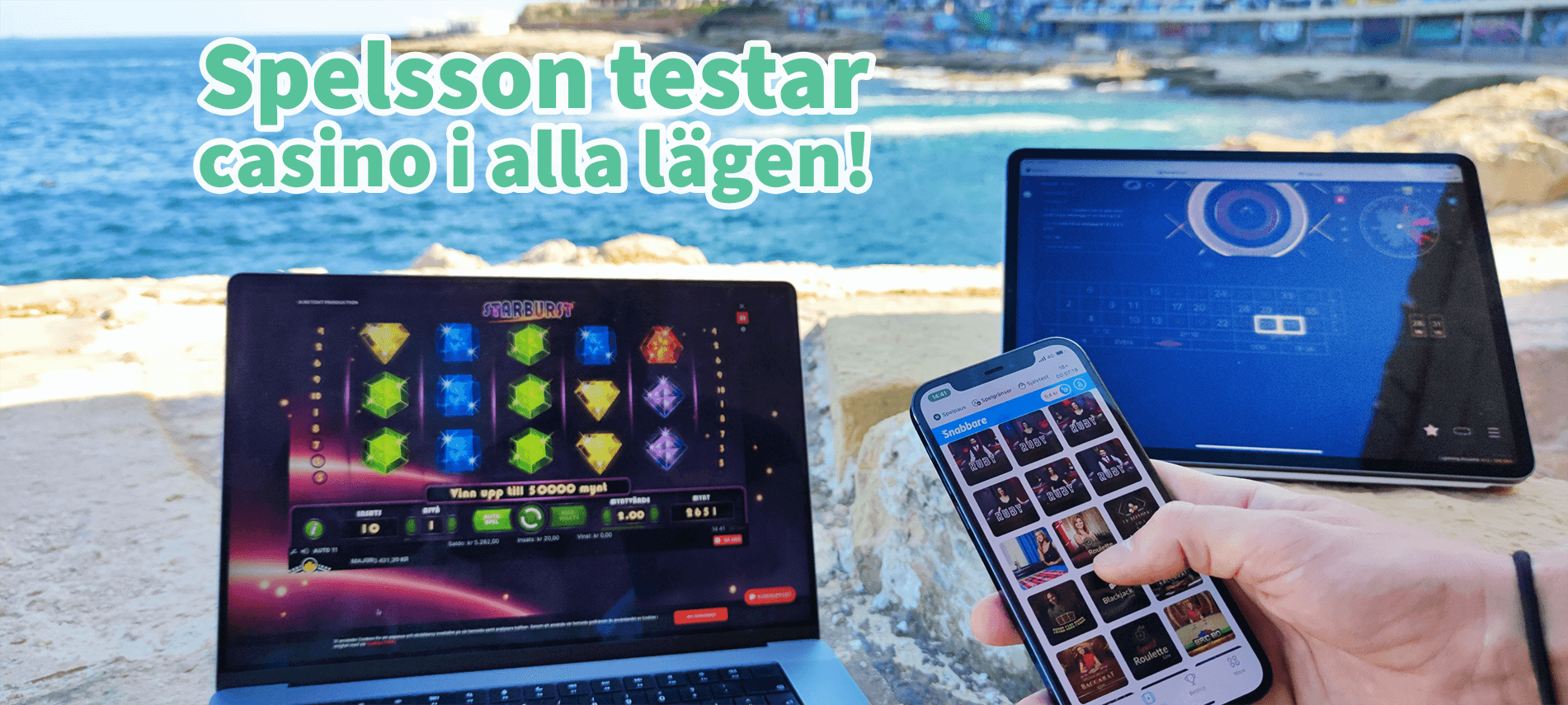 spelssons experter testar casino online utomhus