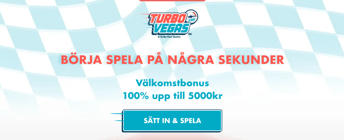 TurboVegas välkomstbonus