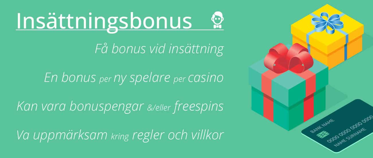 vad är insättningsbonus på online casino